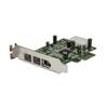 3 Port 2b 1a Low Profile 1394 PCI Express FireWire Card Adapter