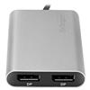 Thumbnail 2 for Thunderbolt 3 to Dual DisplayPort Adapter - 4k 60 Hz - Windows only Compatible