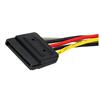 Thumbnail 3 for 6in SATA Power Y Splitter Cable Adapter - M/F